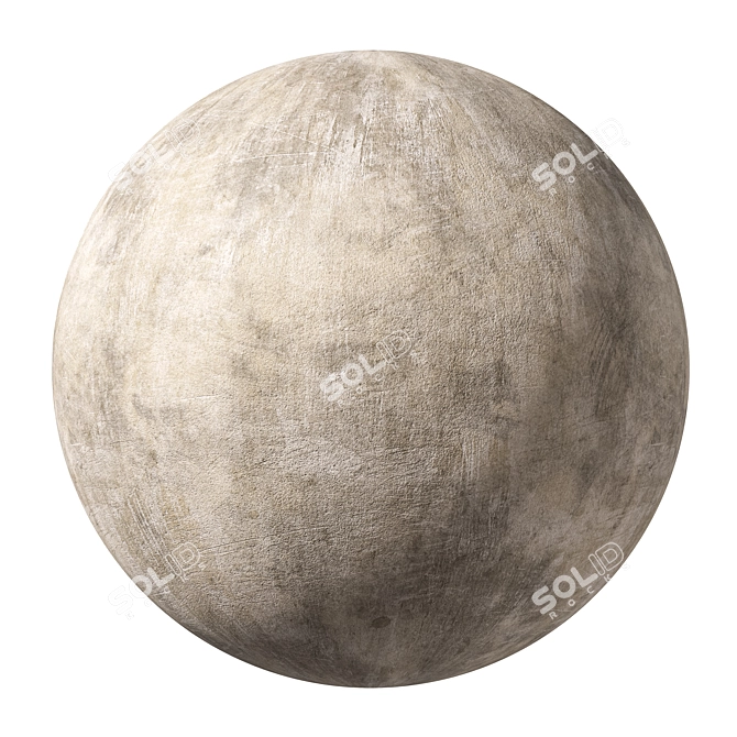 Seamless Plaster 58 Material Texture 3D model image 1