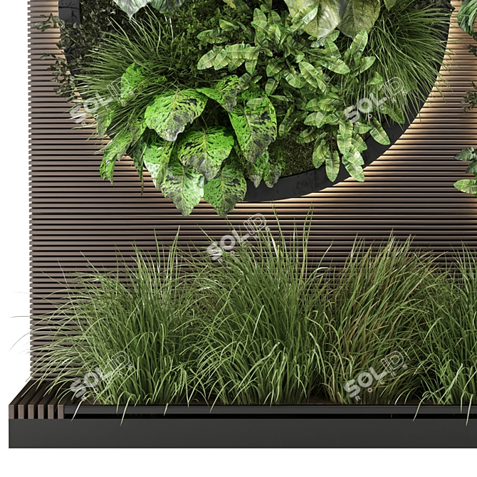  Vertical Garden Set 946 3D model image 6