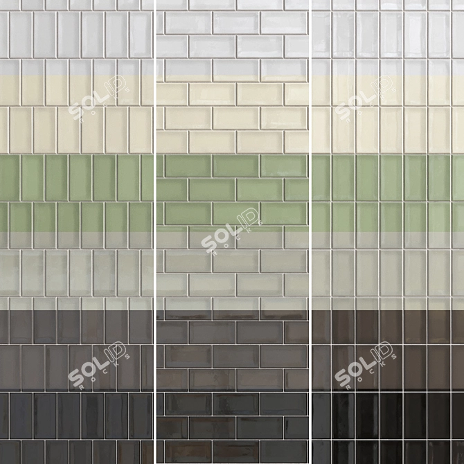 El Barco Ceramic Tile Set 3D model image 3