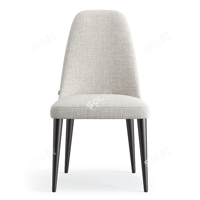 Ervin Lavsit High Back Chair 3D model image 2