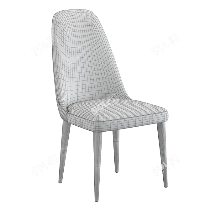 Ervin Lavsit High Back Chair 3D model image 5