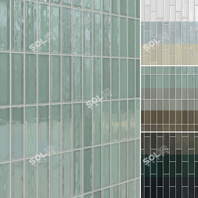 El Barco Acuarela Ceramic Tiles 3D model image 1