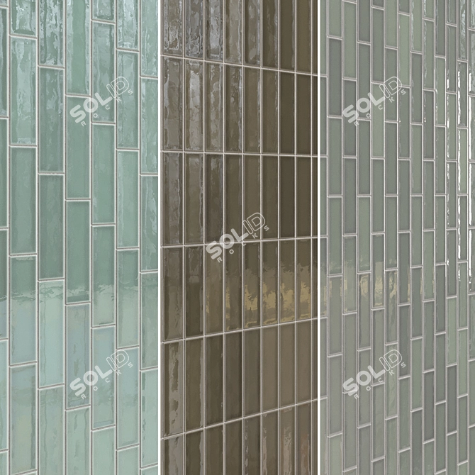 El Barco Acuarela Ceramic Tiles 3D model image 2