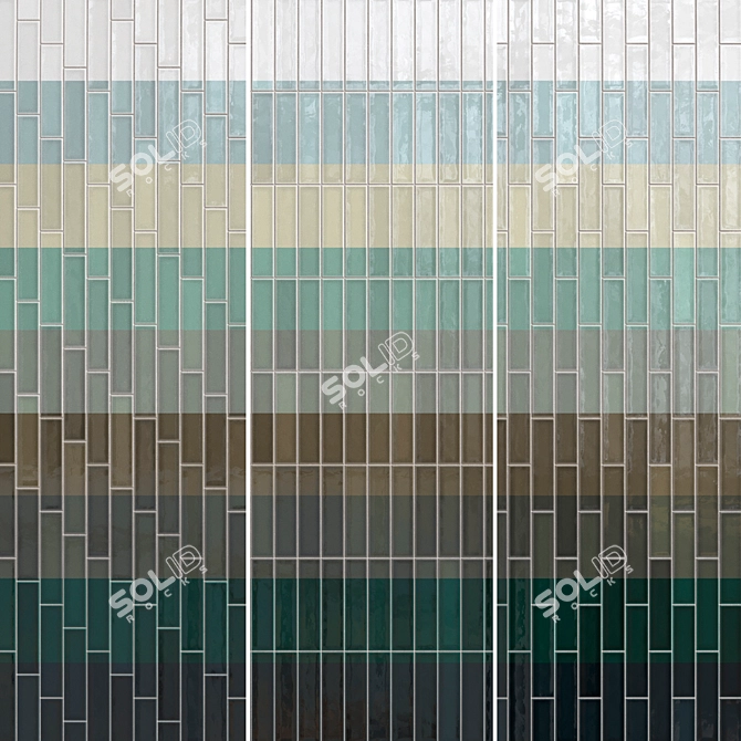 El Barco Acuarela Ceramic Tiles 3D model image 3