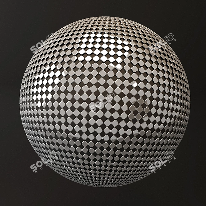 Metal Mesh Fabric Set Vol.03 3D model image 5