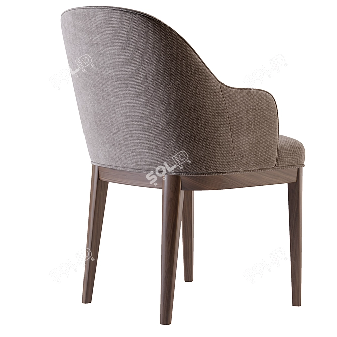 Modern ANNA Chair Export 3Ds 3D model image 2