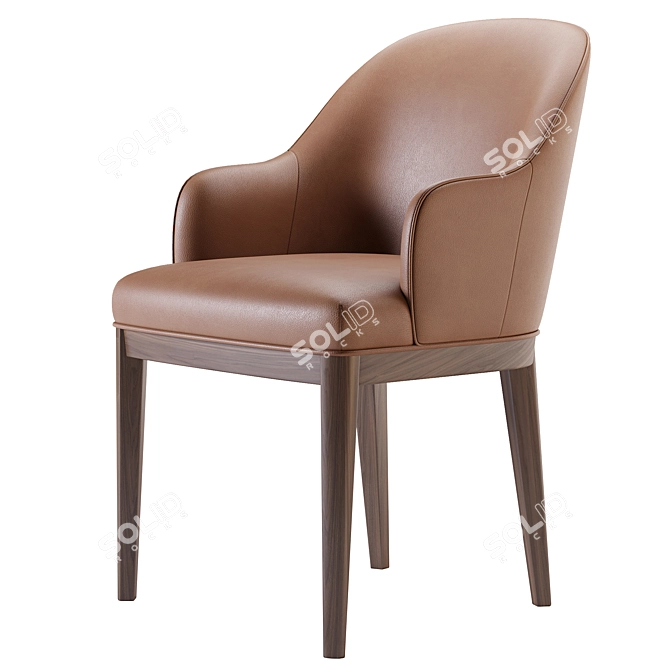 Modern ANNA Chair Export 3Ds 3D model image 3