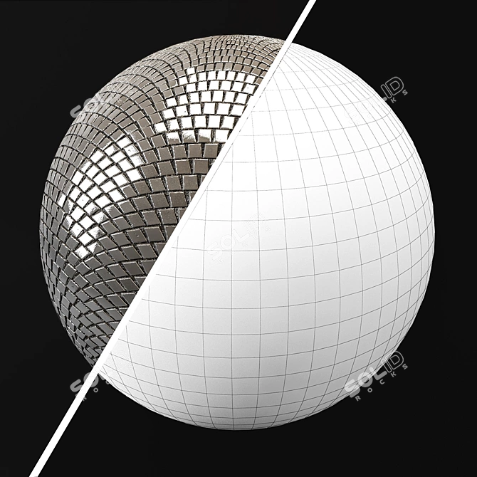 Metal Mesh Fabric Textures (Vol.01) 3D model image 4