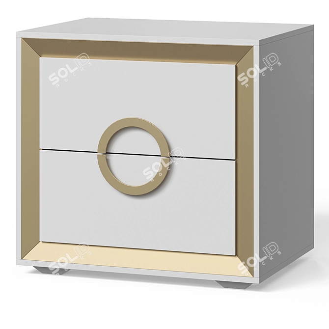  Modern Polygonal Decorative Vase 3D model image 2