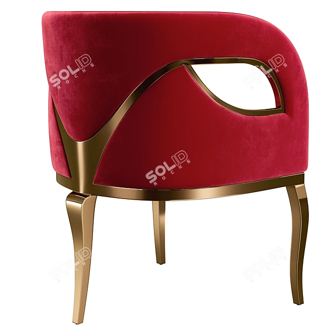 Modern Ergonomic Ice Breaker Chair 3D model image 4