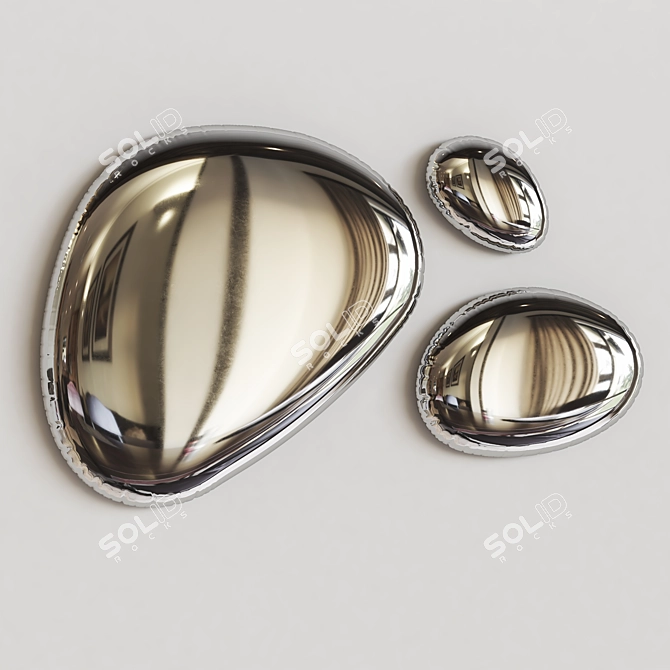  Modern Abstract Mirror Design Tafla 3D model image 5