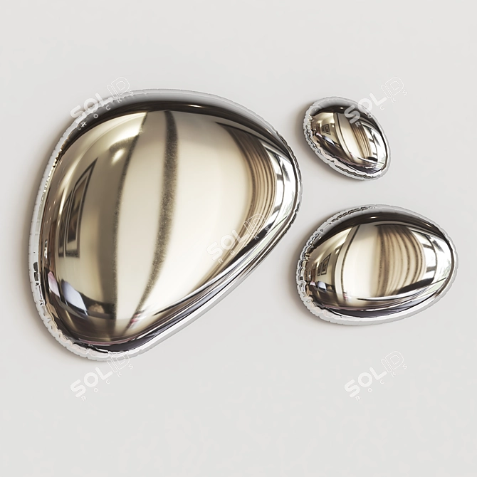  Modern Abstract Mirror Design Tafla 3D model image 2