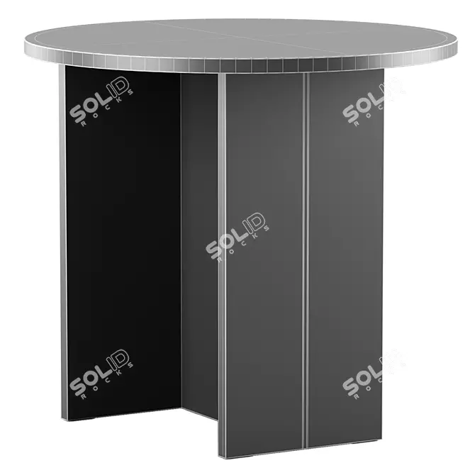 Modern SIMI Side Table Design 3D model image 6