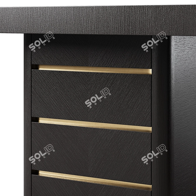 SLOANE Desk by Hamilton Conte 3D model image 3