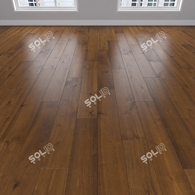 Versatile Oak Parquet Collection 3D model image 2