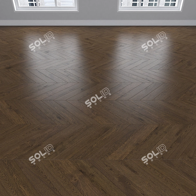 Dub Parquet: Linear, Herringbone, Chevron 3D model image 4