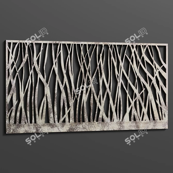 Amadahy Metal Wall Artistry 3D model image 1