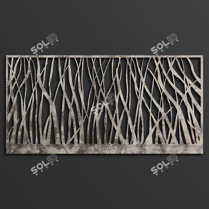 Amadahy Metal Wall Artistry 3D model image 2