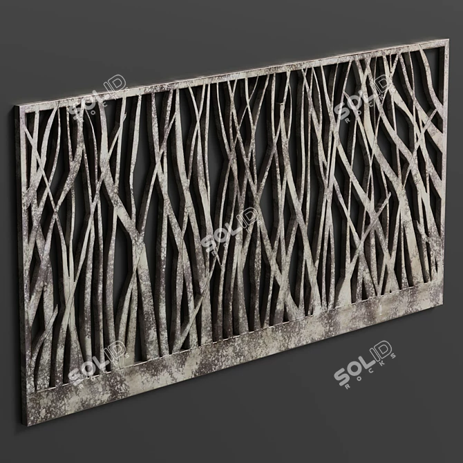 Amadahy Metal Wall Artistry 3D model image 5