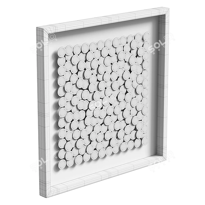 UV Unwrapped Shadow Box Display 3D model image 6