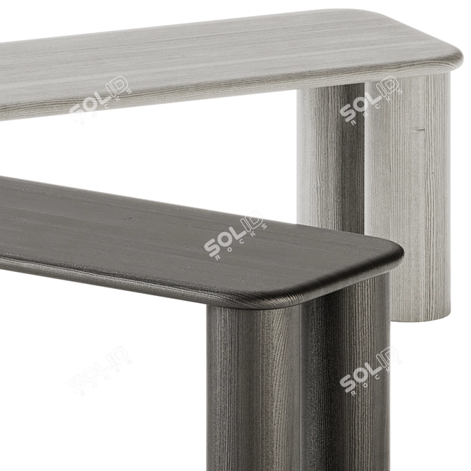 Found PAUSE Bench Set - Medium & Big 3D model image 5