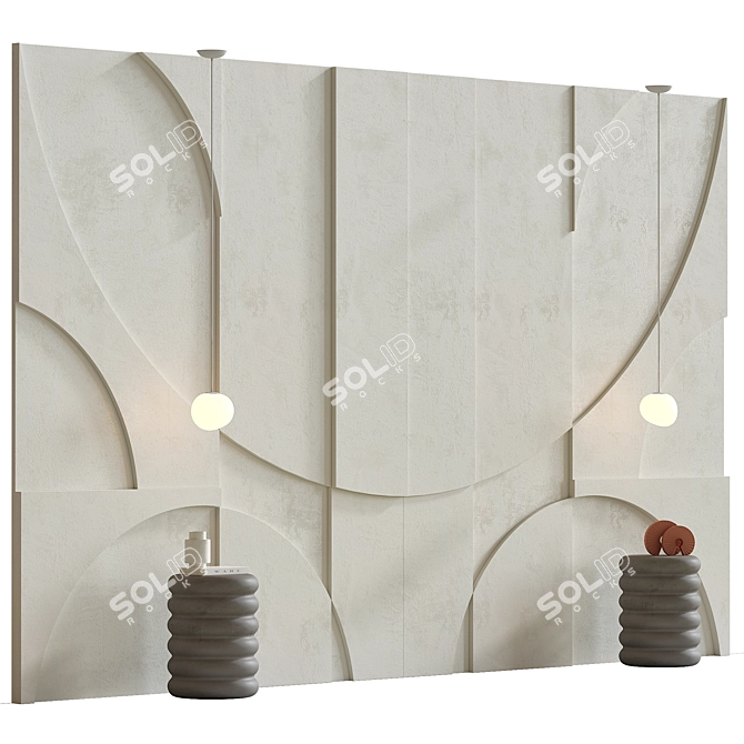 Modern Wall Decor Set 26 3D model image 1