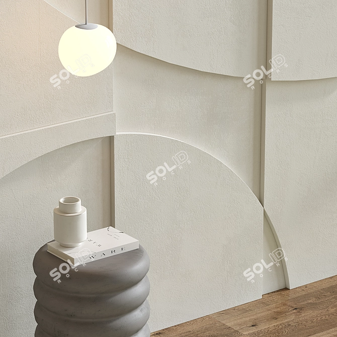 Modern Wall Decor Set 26 3D model image 3