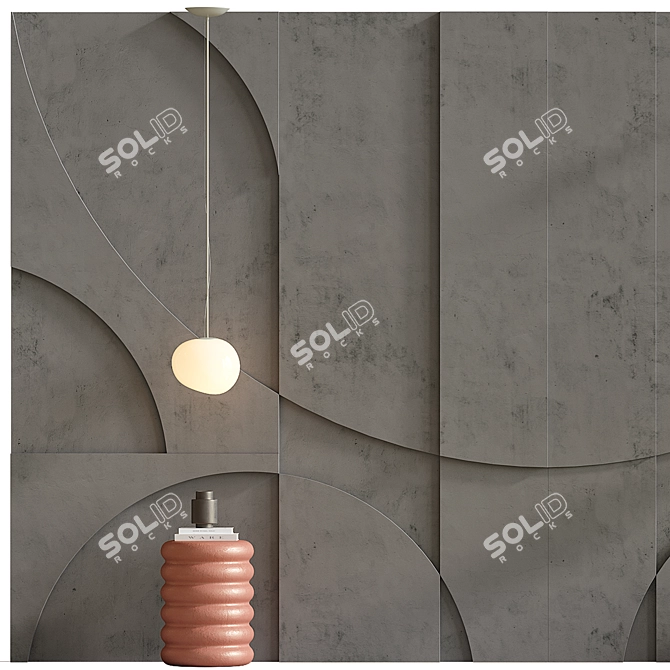 Modern Wall Decor Set 26 3D model image 5