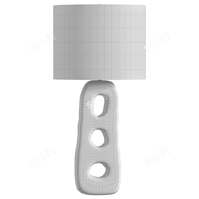 Elegant Gregos Table Lamp 3D model image 2