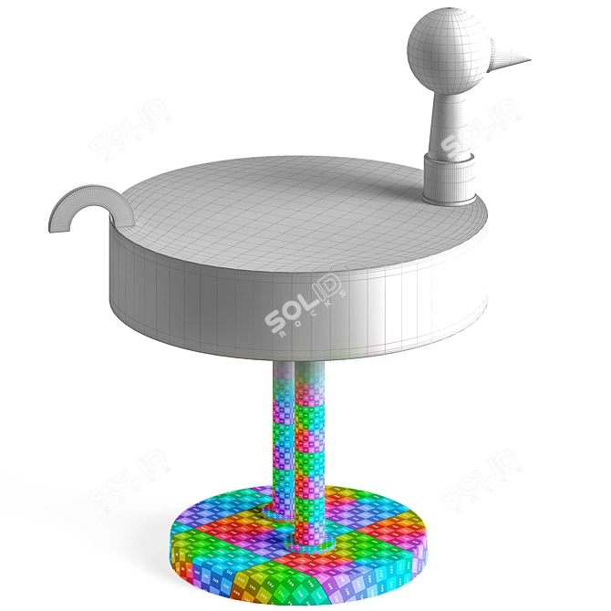 Chic Rara Avis Side Tables 3D model image 5