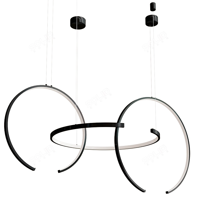 Sleek Olympic Lighting Collection 3D model image 1