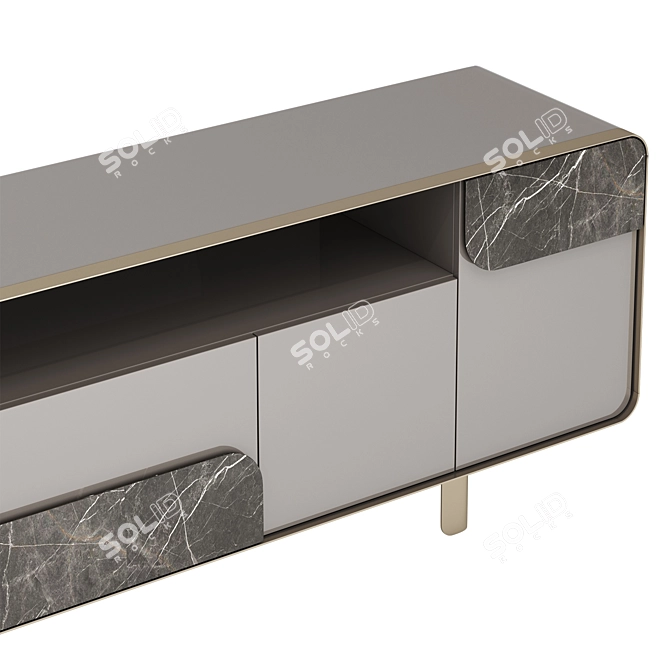 Luxury Modern Turri Sideboard 3D model image 5