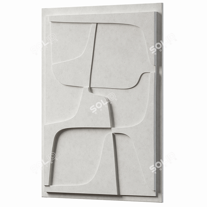 Soothing Relief 02 Wall Sculpture 3D model image 2