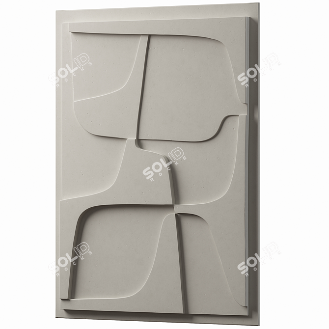 Soothing Relief 02 Wall Sculpture 3D model image 4