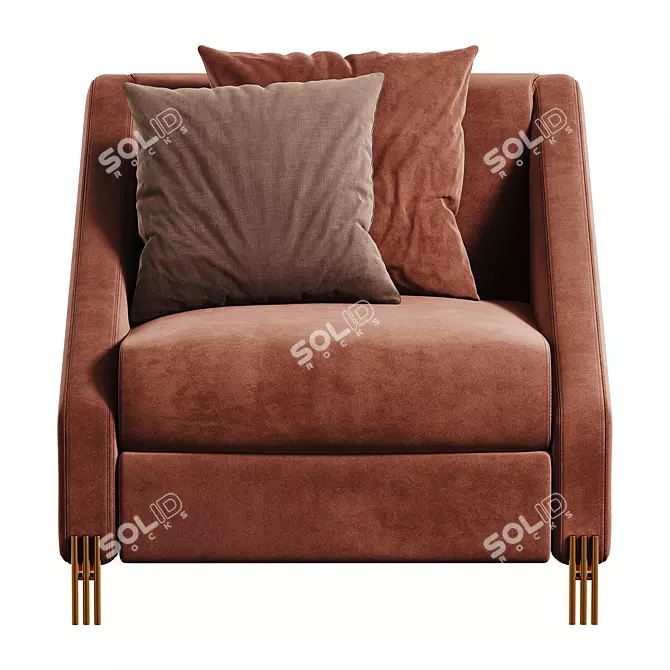 Stylish Model Chair Candice 3D model image 3