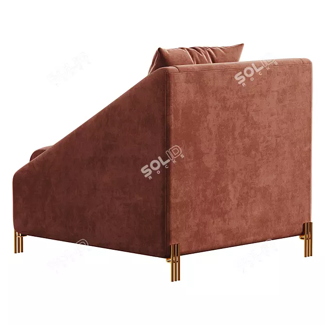 Stylish Model Chair Candice 3D model image 4