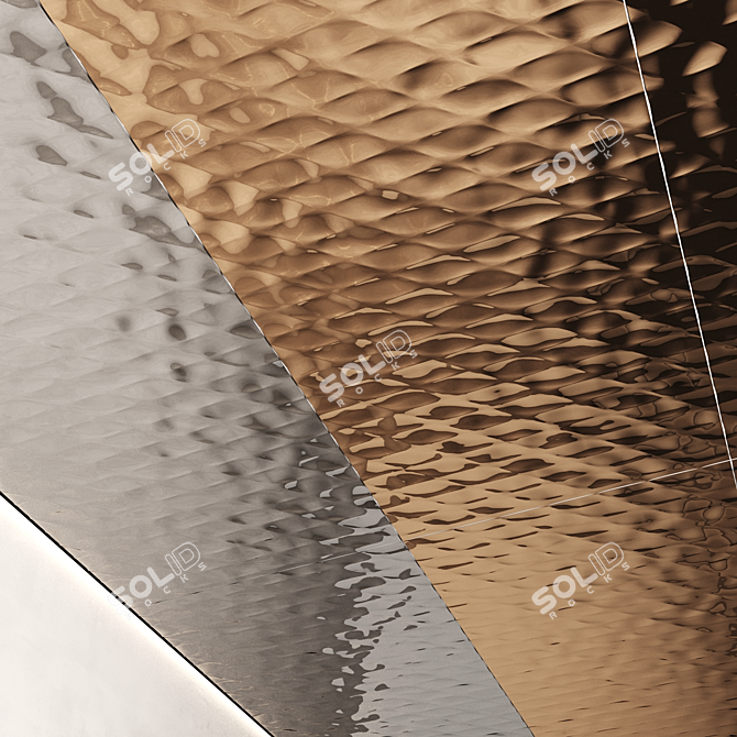 Steel Mesh Decorative Sheets 03 3D model image 5