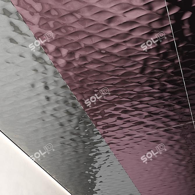 Steel Mesh Decorative Sheets 03 3D model image 6