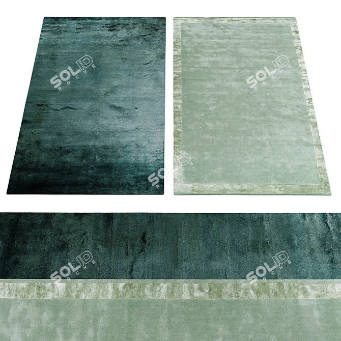 Minimalist Rug Collection 481 3D model image 1