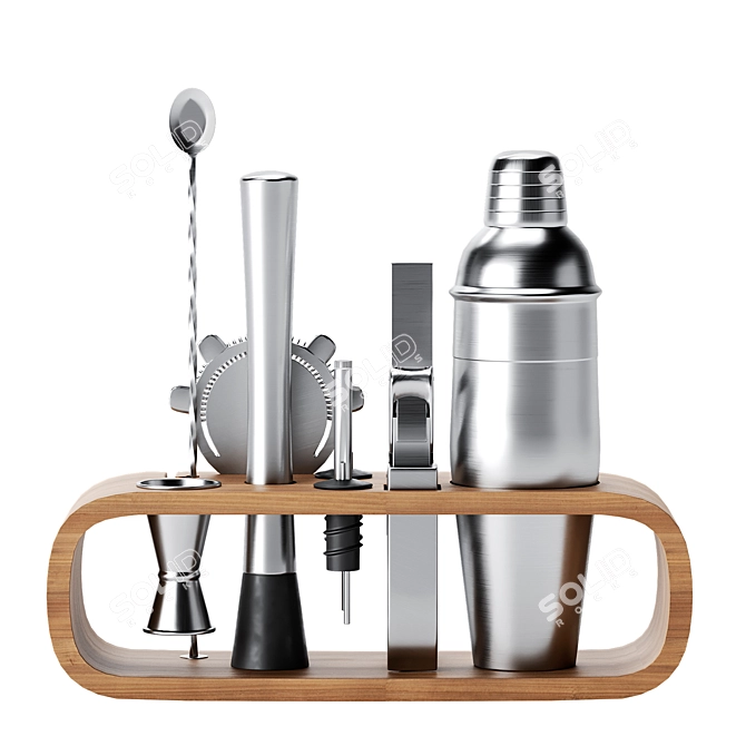 Knifeld 10-Piece Bartender Set 3D model image 1