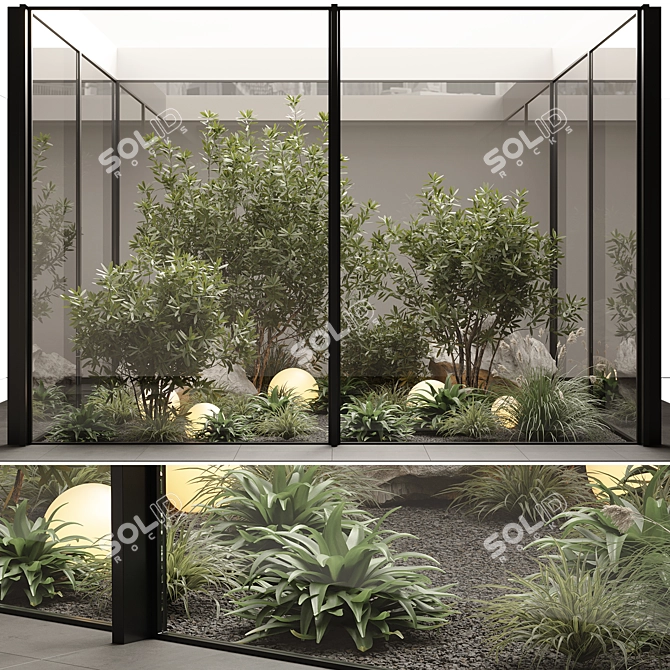 Botanical Bundle 3D Plants Set 3D model image 1