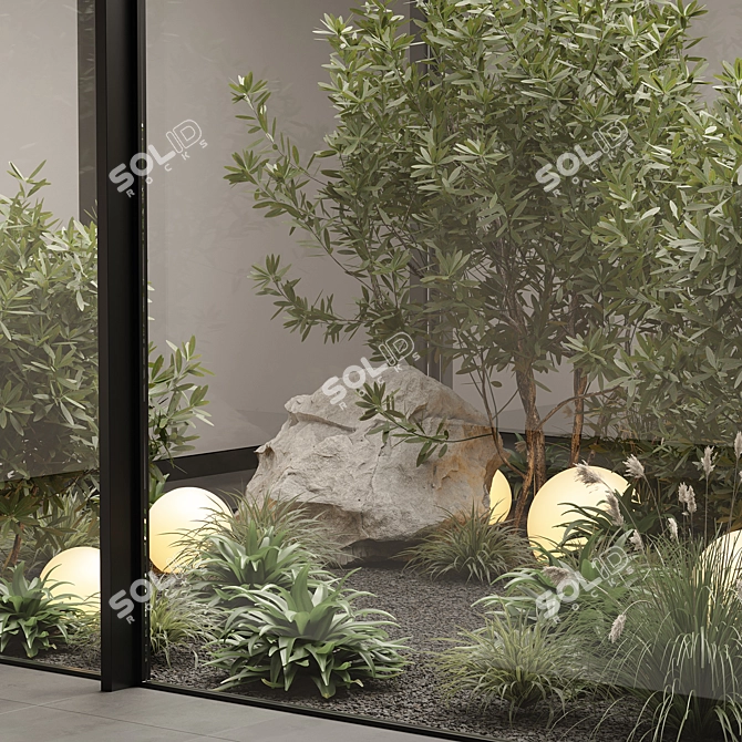 Botanical Bundle 3D Plants Set 3D model image 4