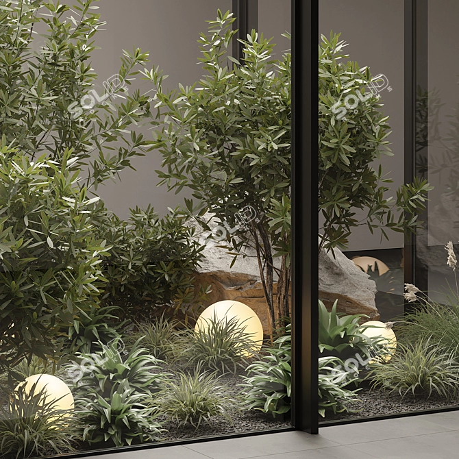 Botanical Bundle 3D Plants Set 3D model image 5