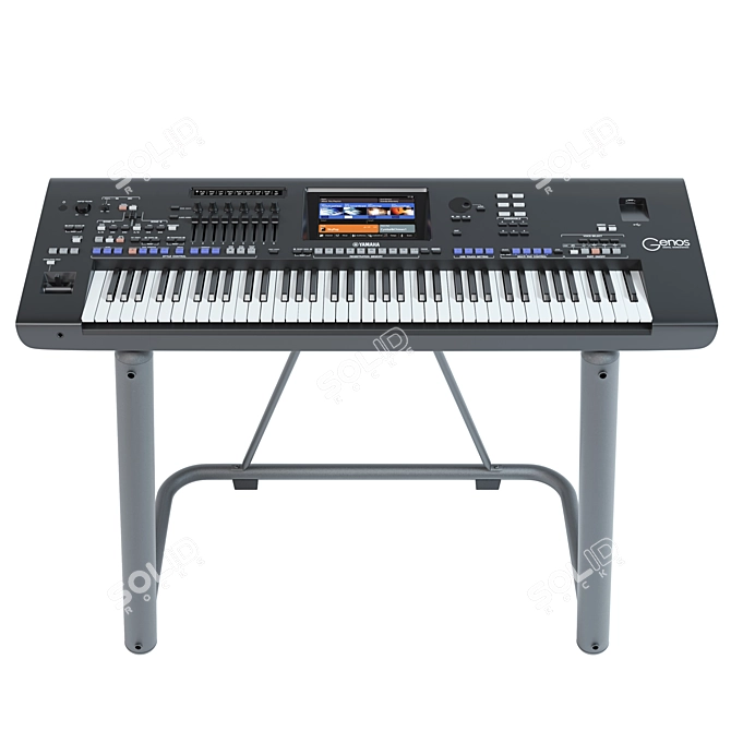  Yamaha Genos V2.1 Workstation Bundle 3D model image 2