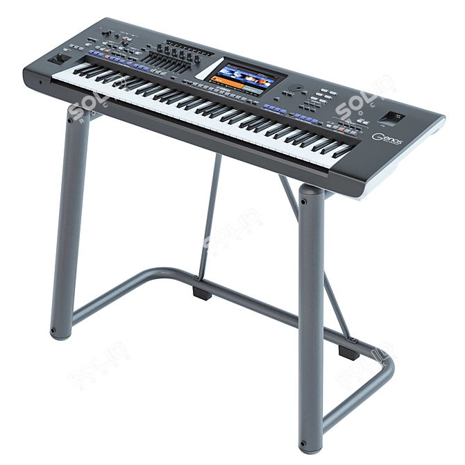  Yamaha Genos V2.1 Workstation Bundle 3D model image 4