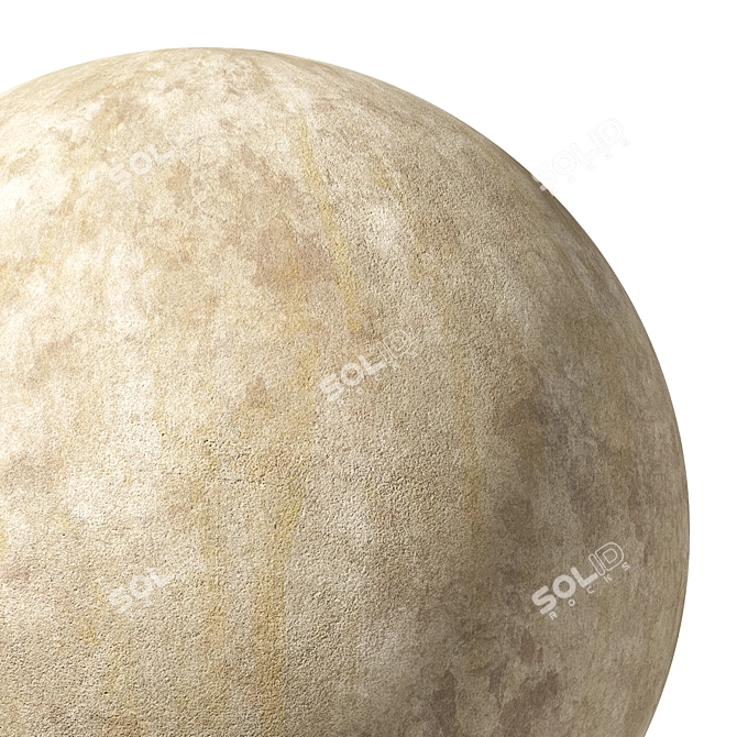 Seamless Plaster Material 60: Vray, Corona + Maps 3D model image 6