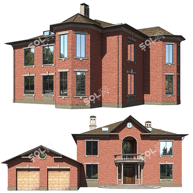  Architectural 3D Building Model 3D model image 2