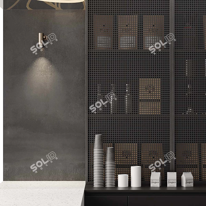 Coffee Shop 2: Polygonal Model 3D model image 5