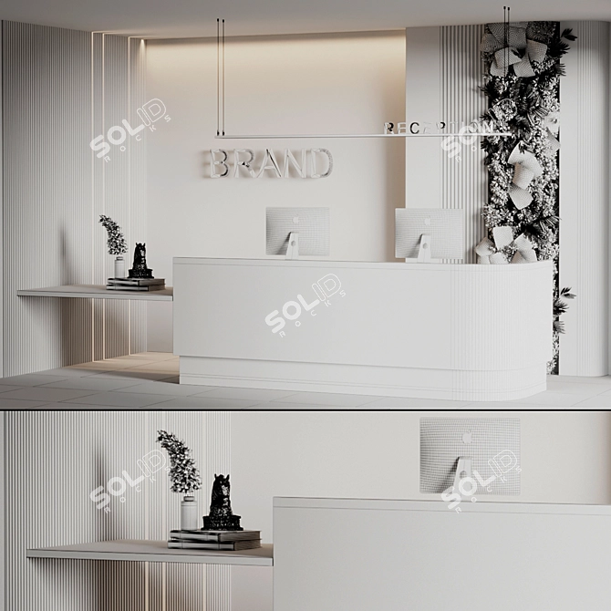 Professional Reception Design 3D Models 3D model image 6