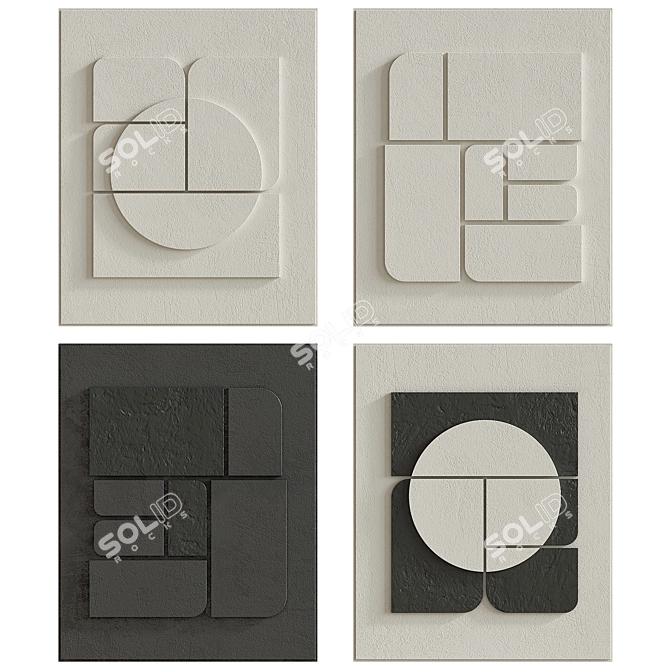 Set of Art Prints 28 3D model image 1